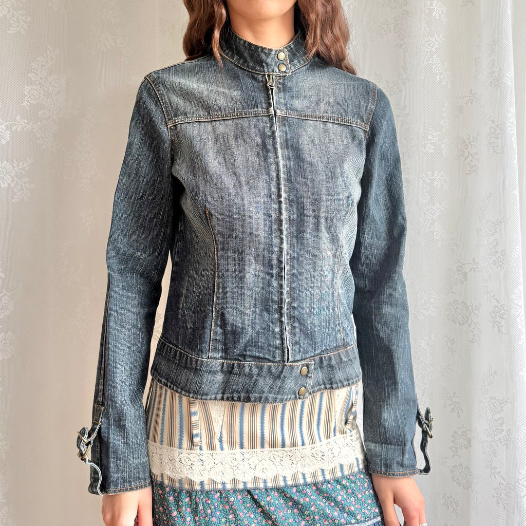 Denim Zip Jacket - Size M