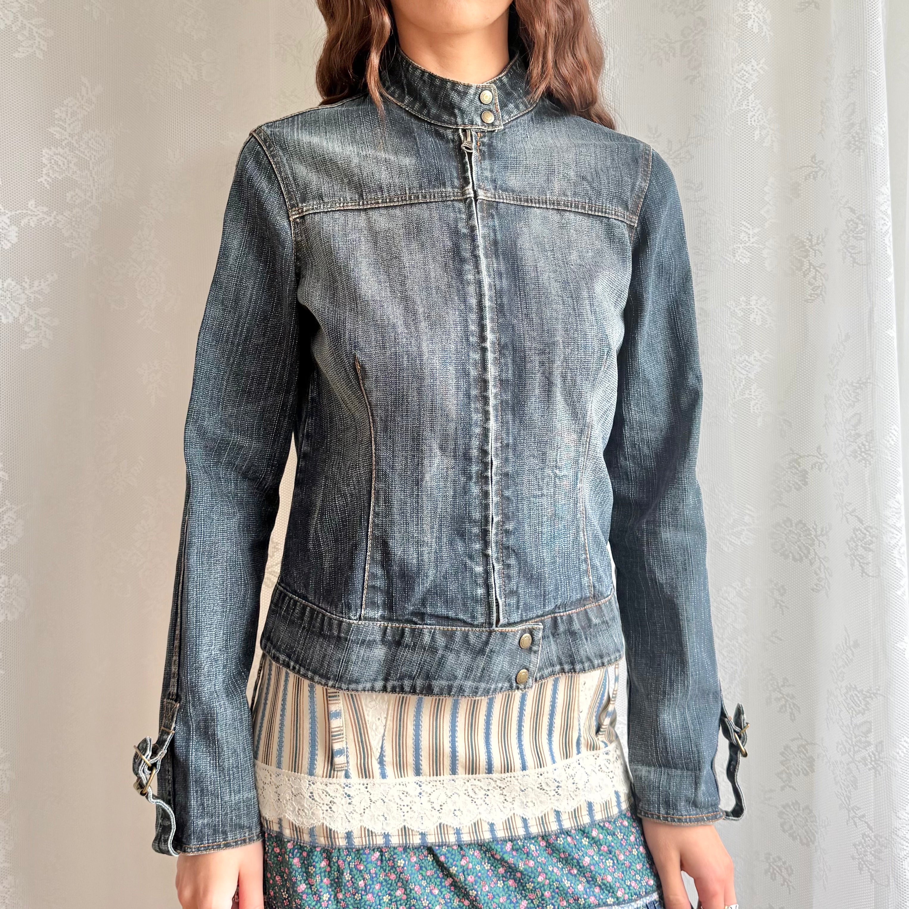 Denim Zip Jacket - Size M