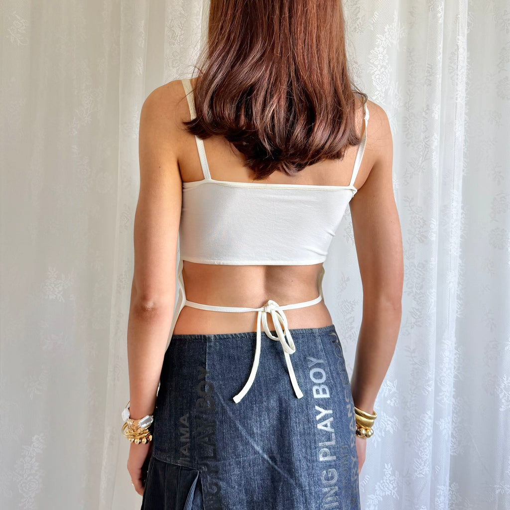 Backless Tie Cami - Size S