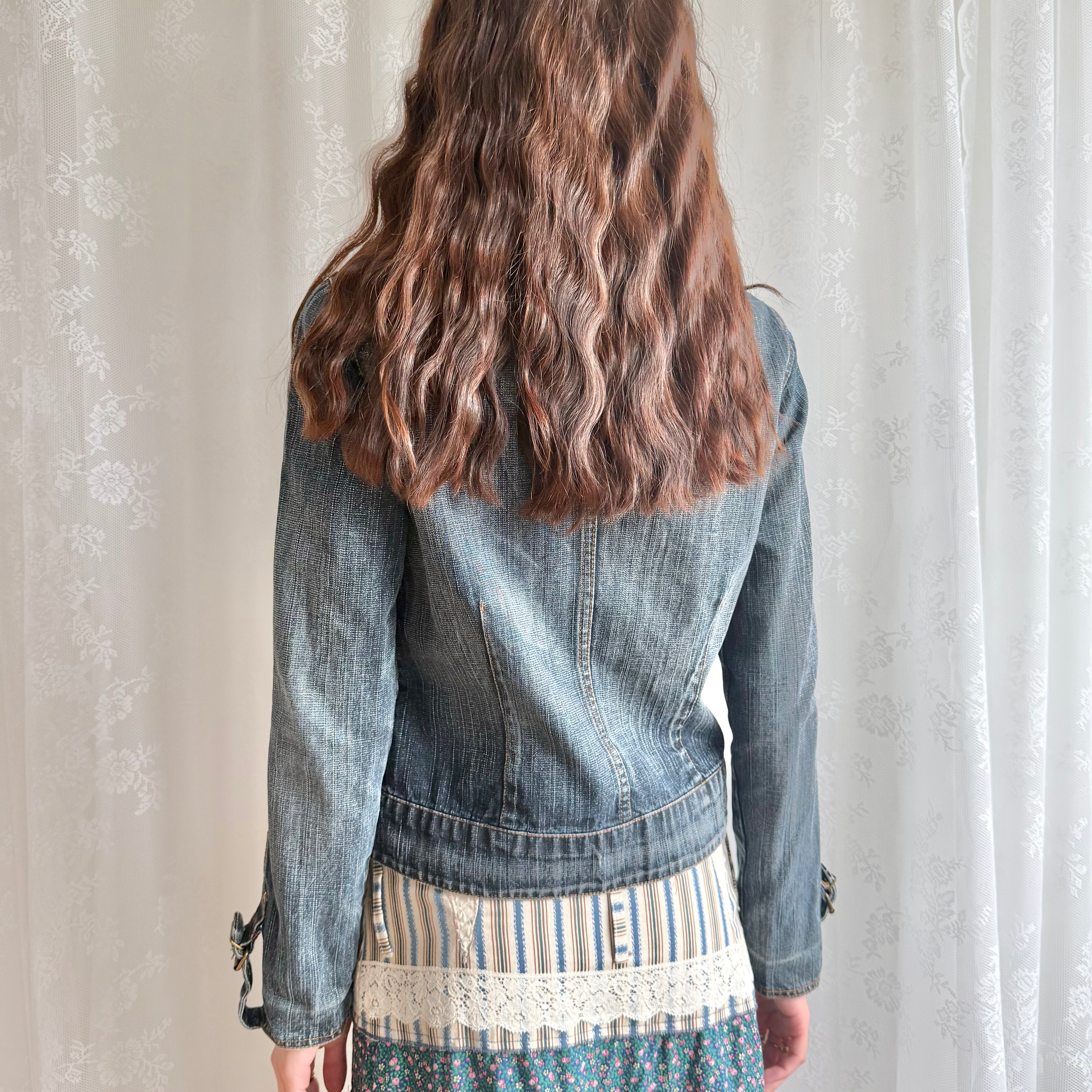 Denim Zip Jacket - Size M
