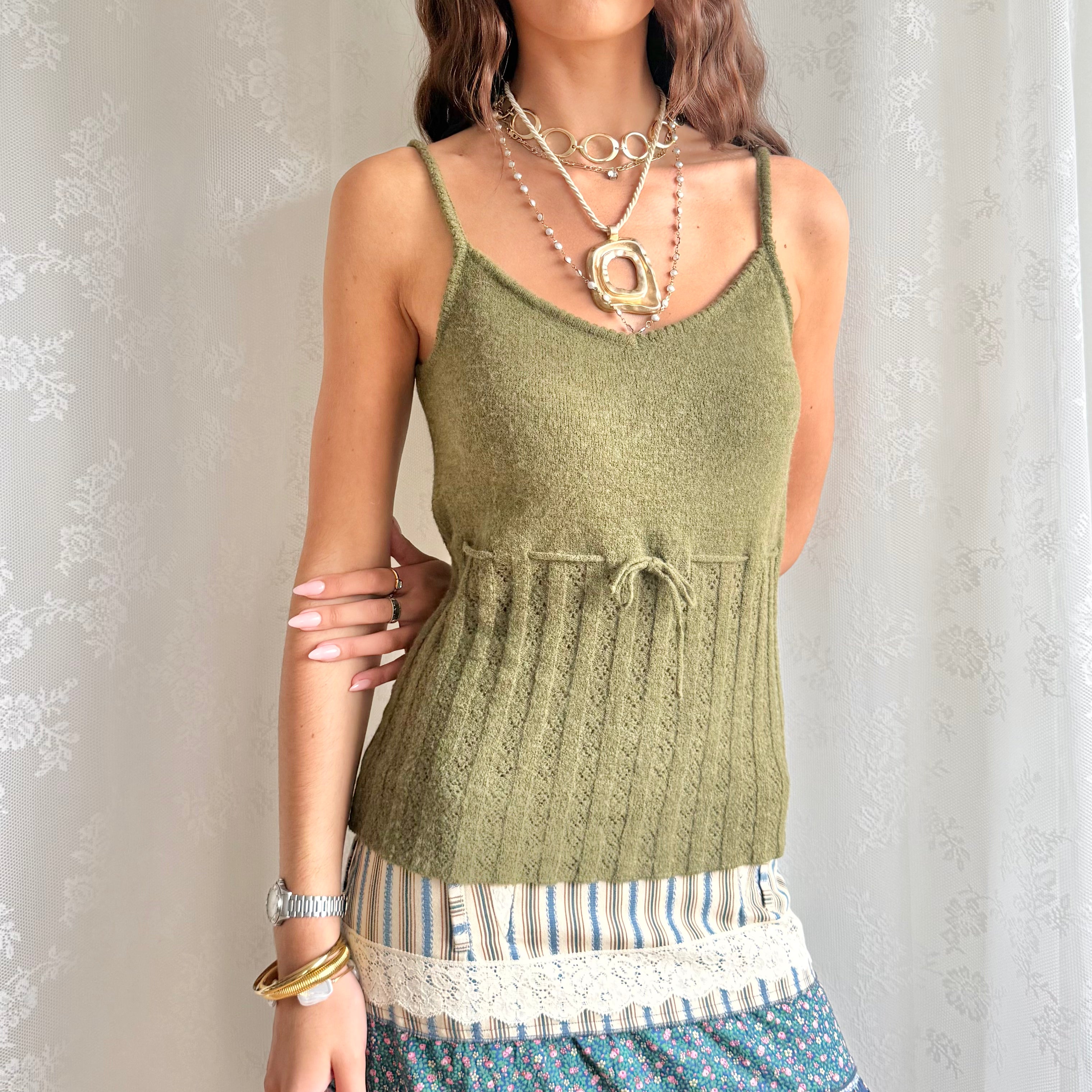 Mohair Knit Cami - Size M