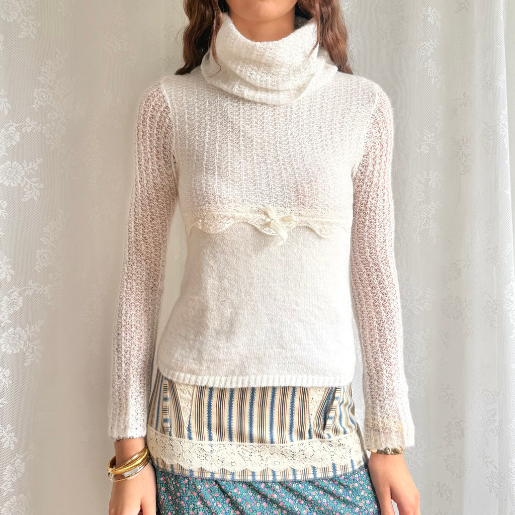 Mohair Knit Jumper - Size S