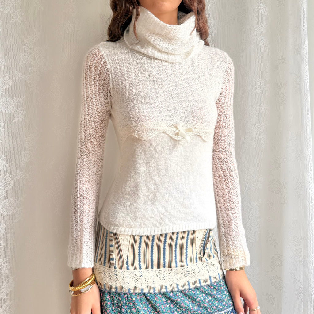 Mohair Knit Jumper - Size S