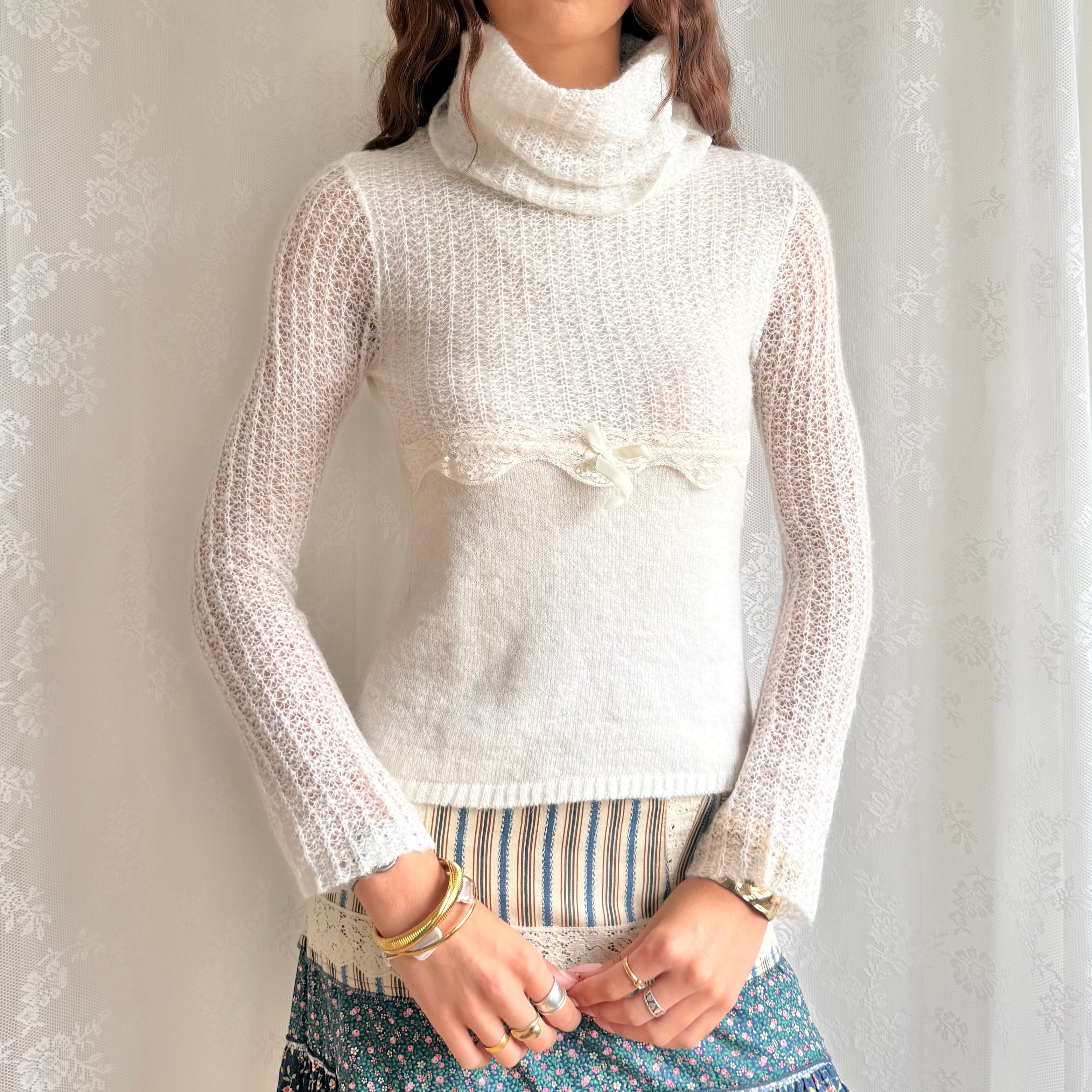 Mohair Knit Jumper - Size S