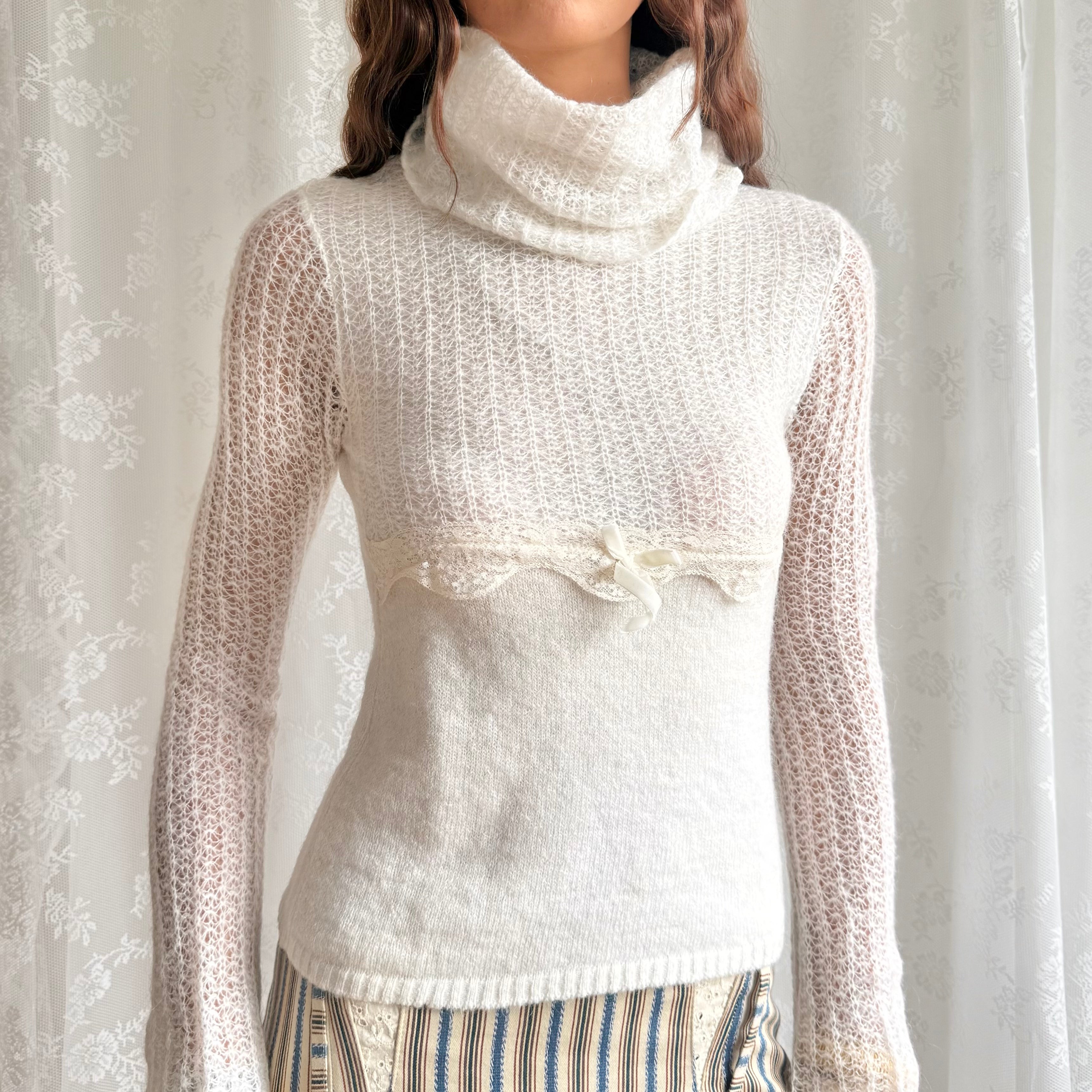 Mohair Knit Jumper - Size S