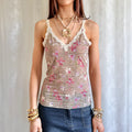 Intimissimi Lace Plaid Cami - Size M
