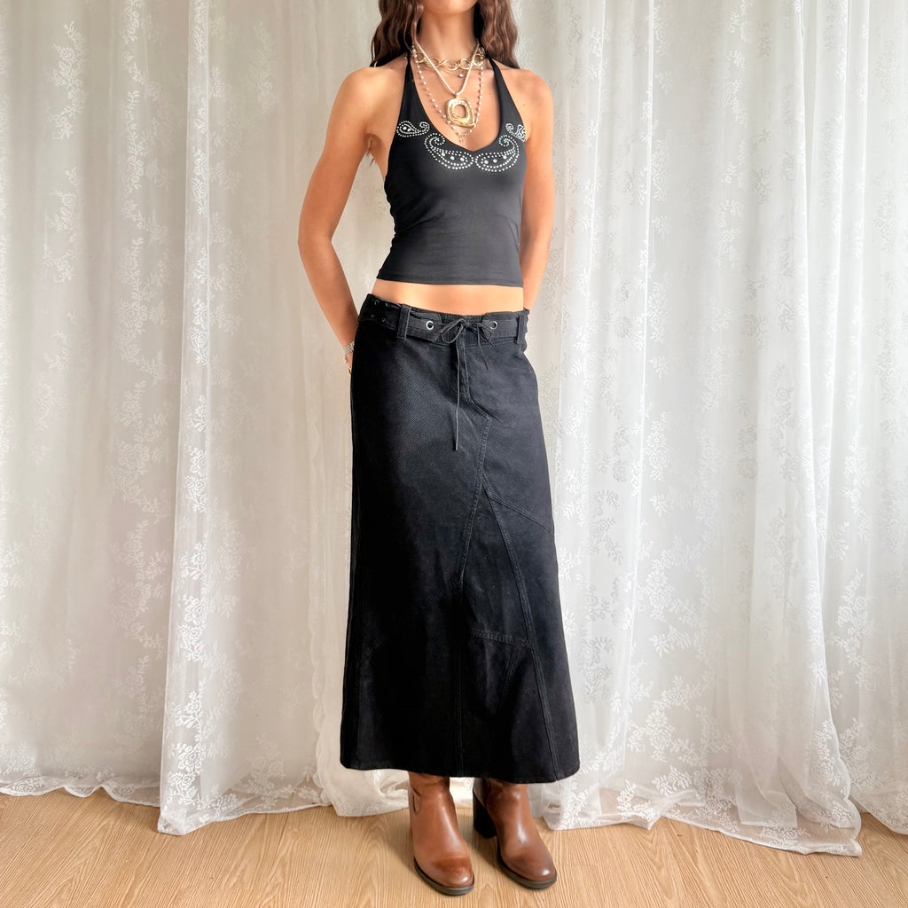 Corduroy Midi Skirt - Size L