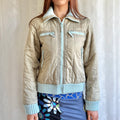 Zip Puffer Jacket - Size S