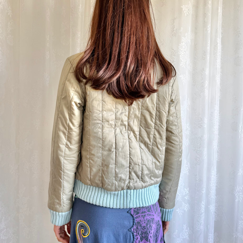 Zip Puffer Jacket - Size S