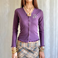 Mesh Long Sleeve Top - Size S