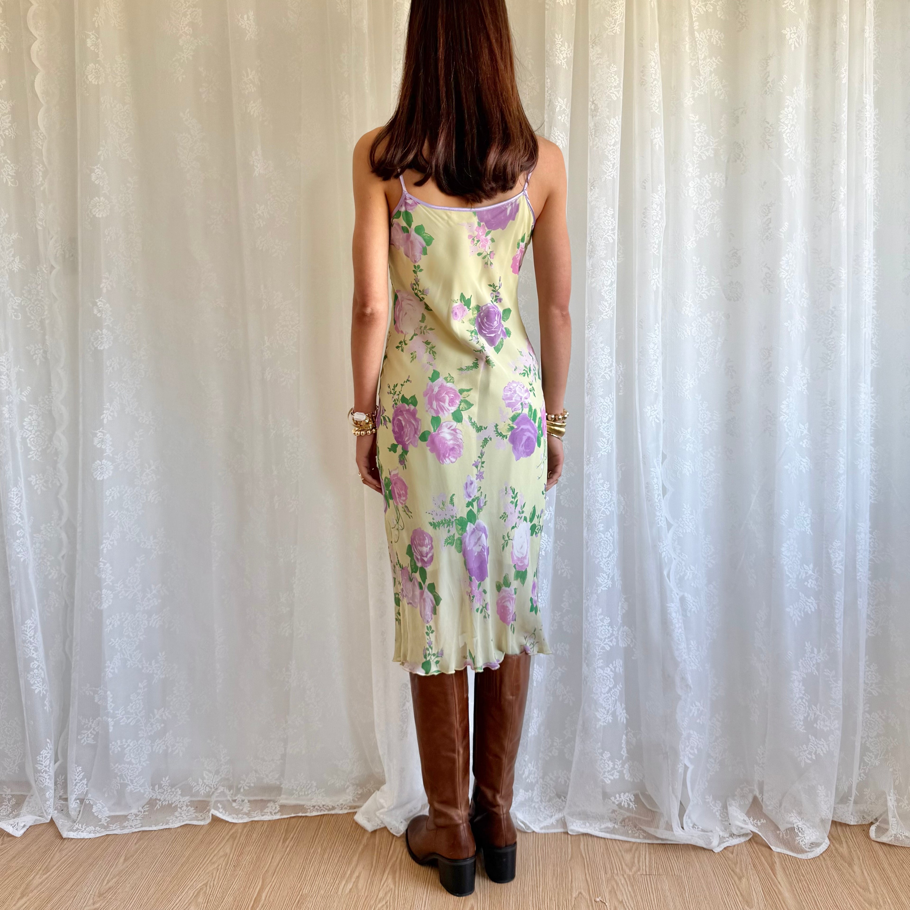 Floral Midi Dress - Size M