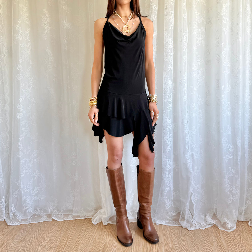 Asymmetric Mini Dress - Size M
