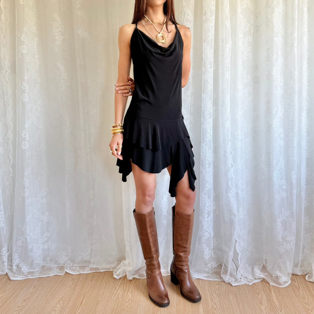 Asymmetric Mini Dress - Size M