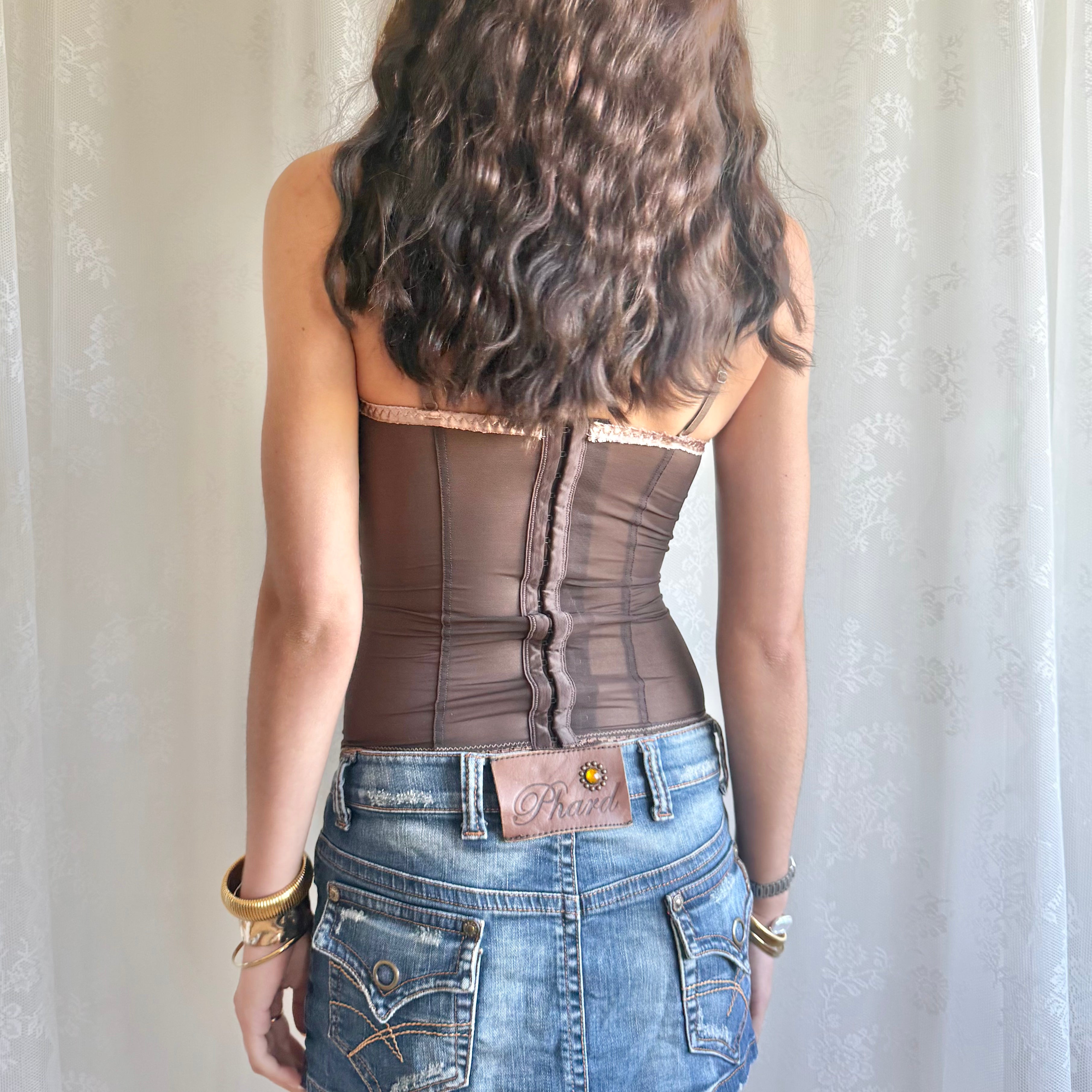 Leopard Mesh Cami - Size S