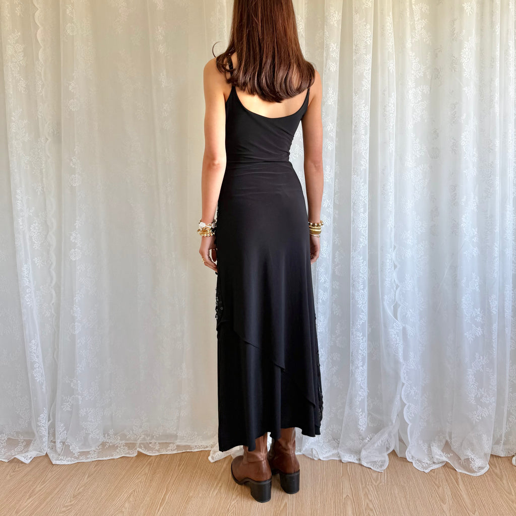 Sequin Maxi Dress - Size M