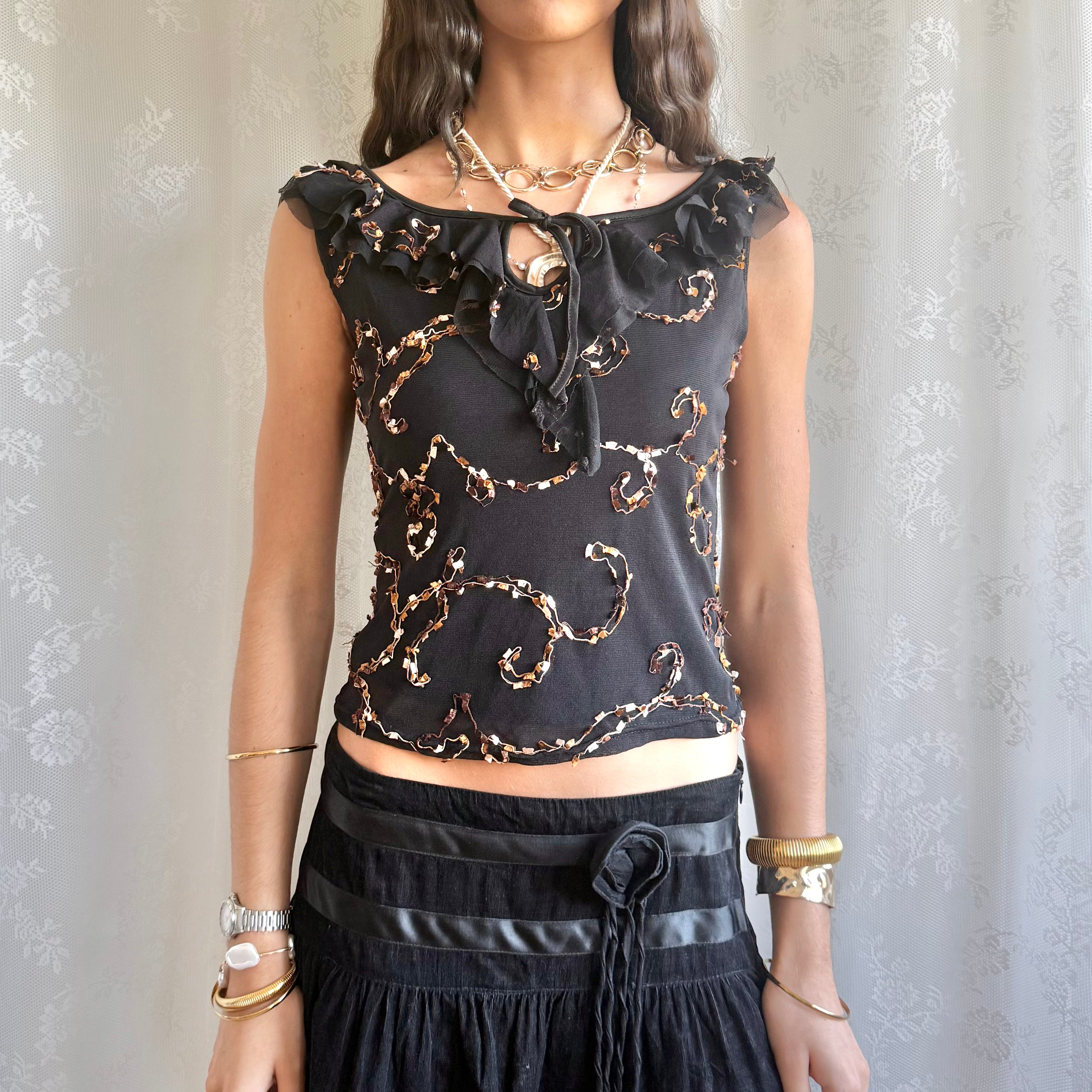 Mesh Crop Top - Size S
