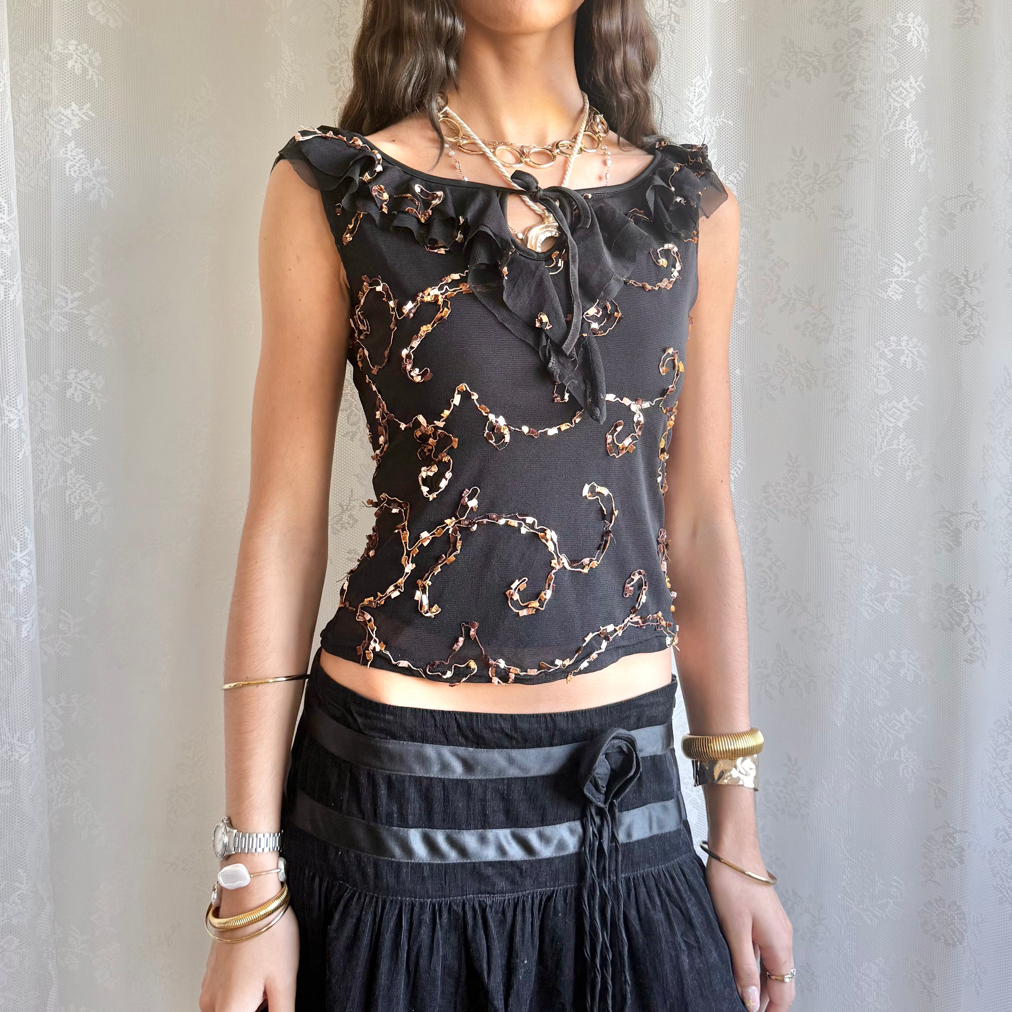 Mesh Crop Top - Size S
