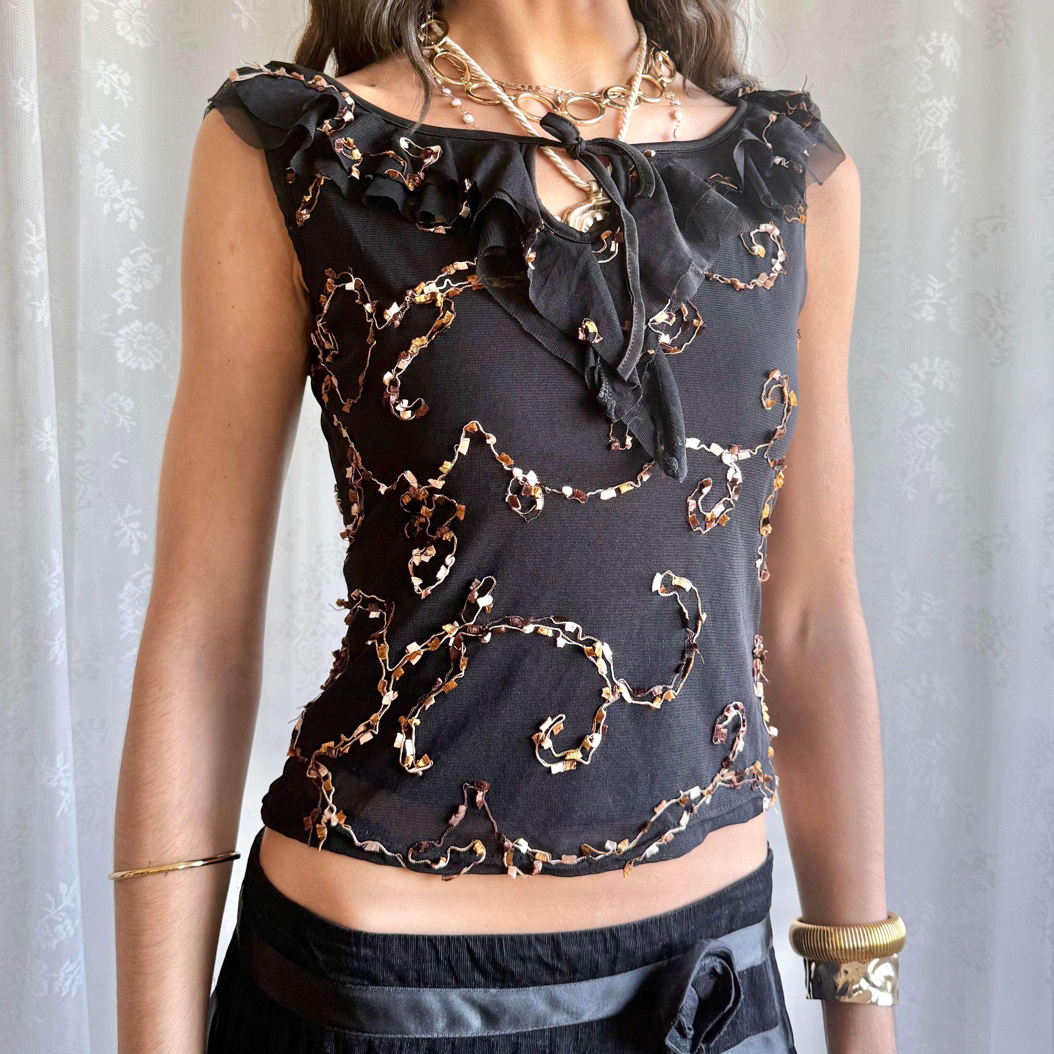 Mesh Crop Top - Size S
