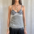 Mohair Knit & Silk Cami - Size M