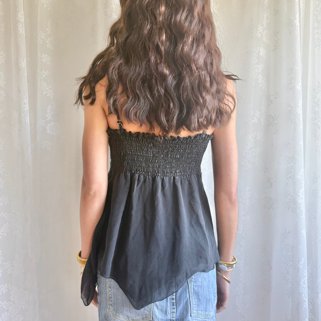 Silk Asymmetric Cami - Size S