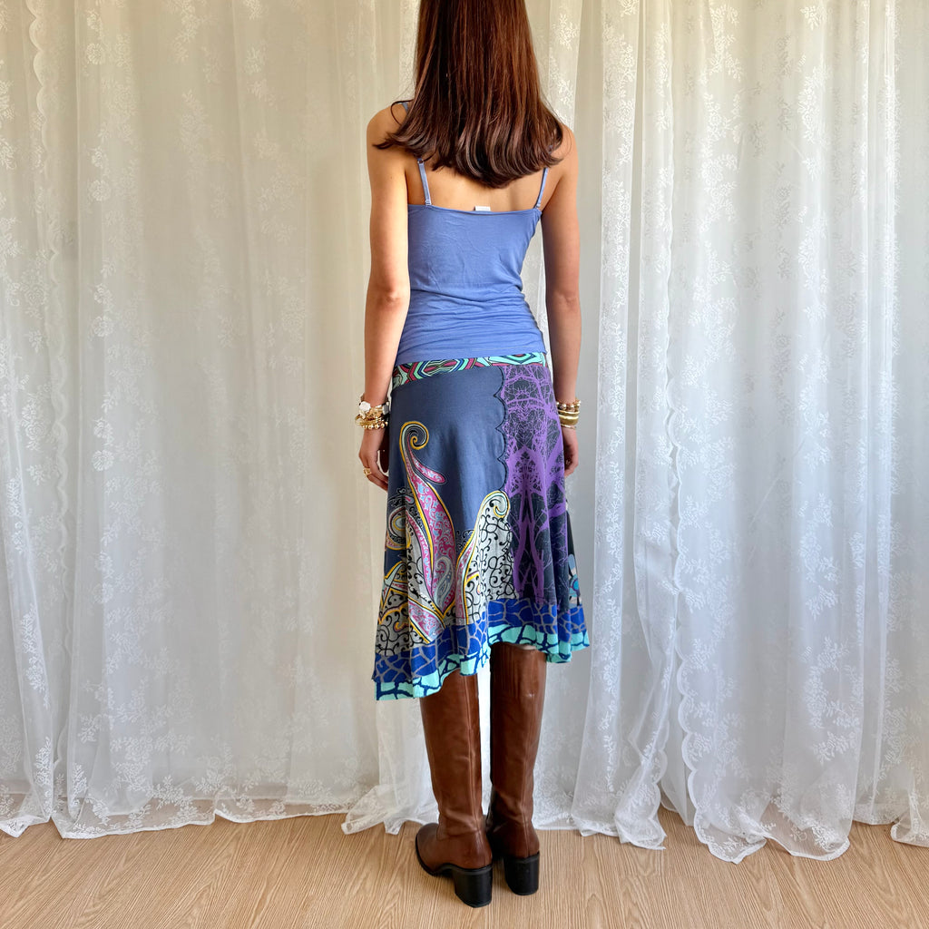 Desigual Asymmetric Midi Skirt - Size S