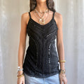 Sequin Beaded Cami - Size XL