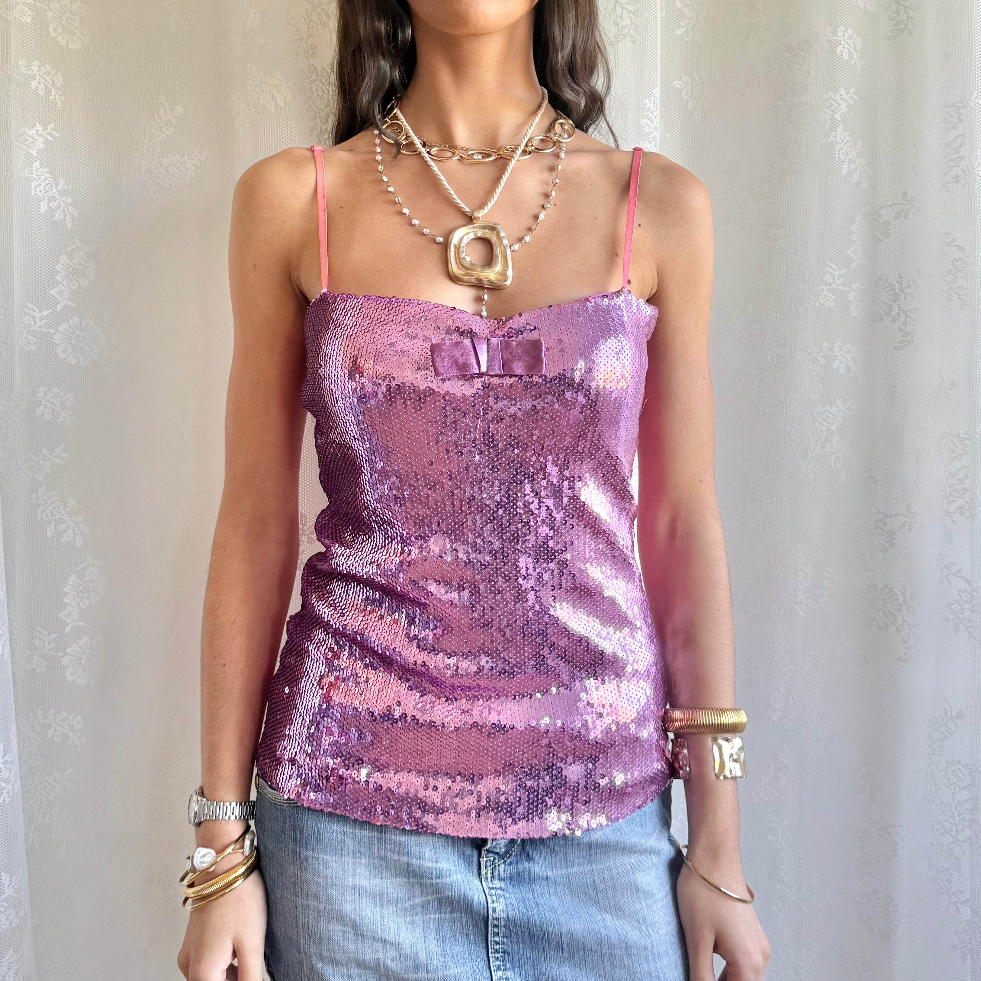 Sequin Cami - Size L