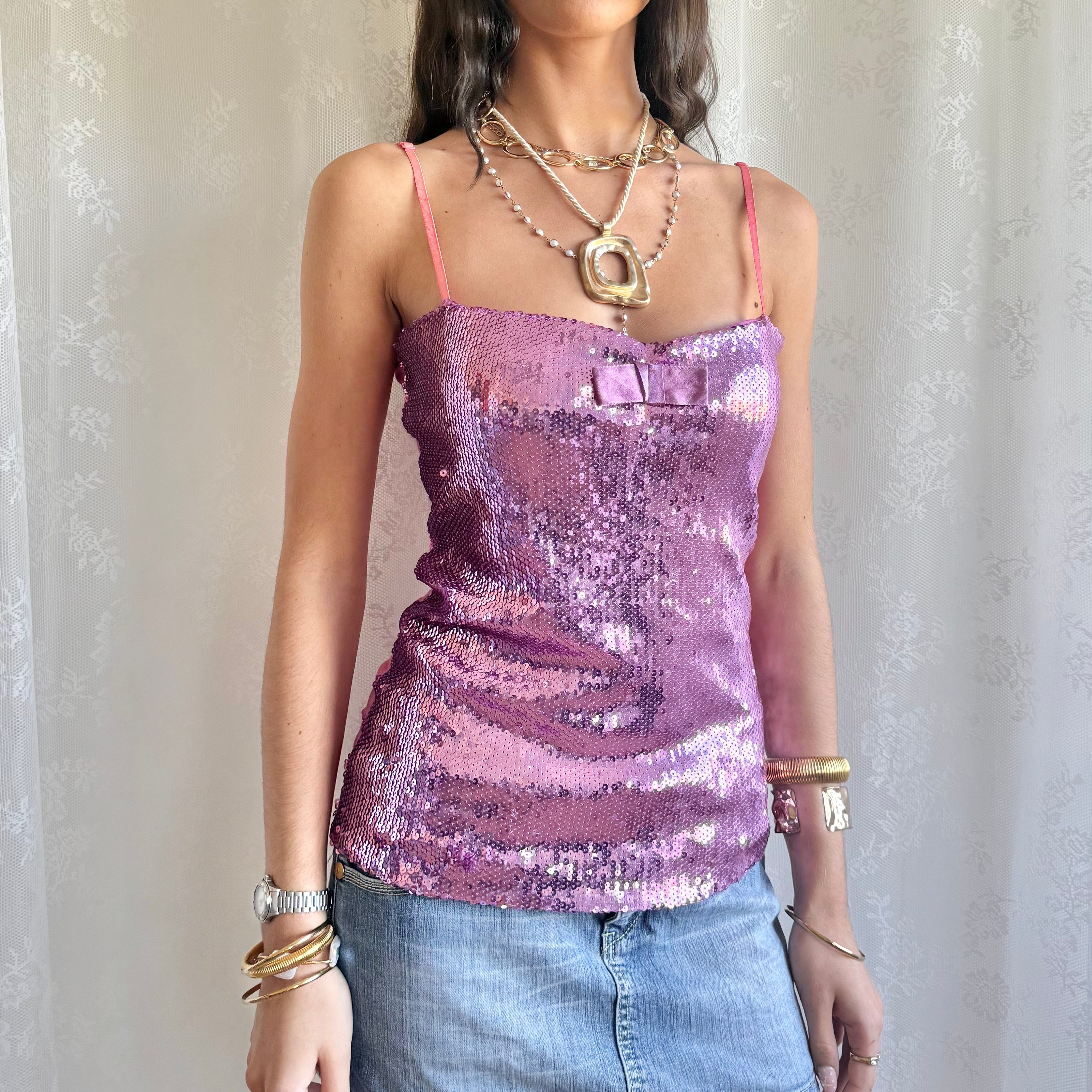 Sequin Cami - Size L