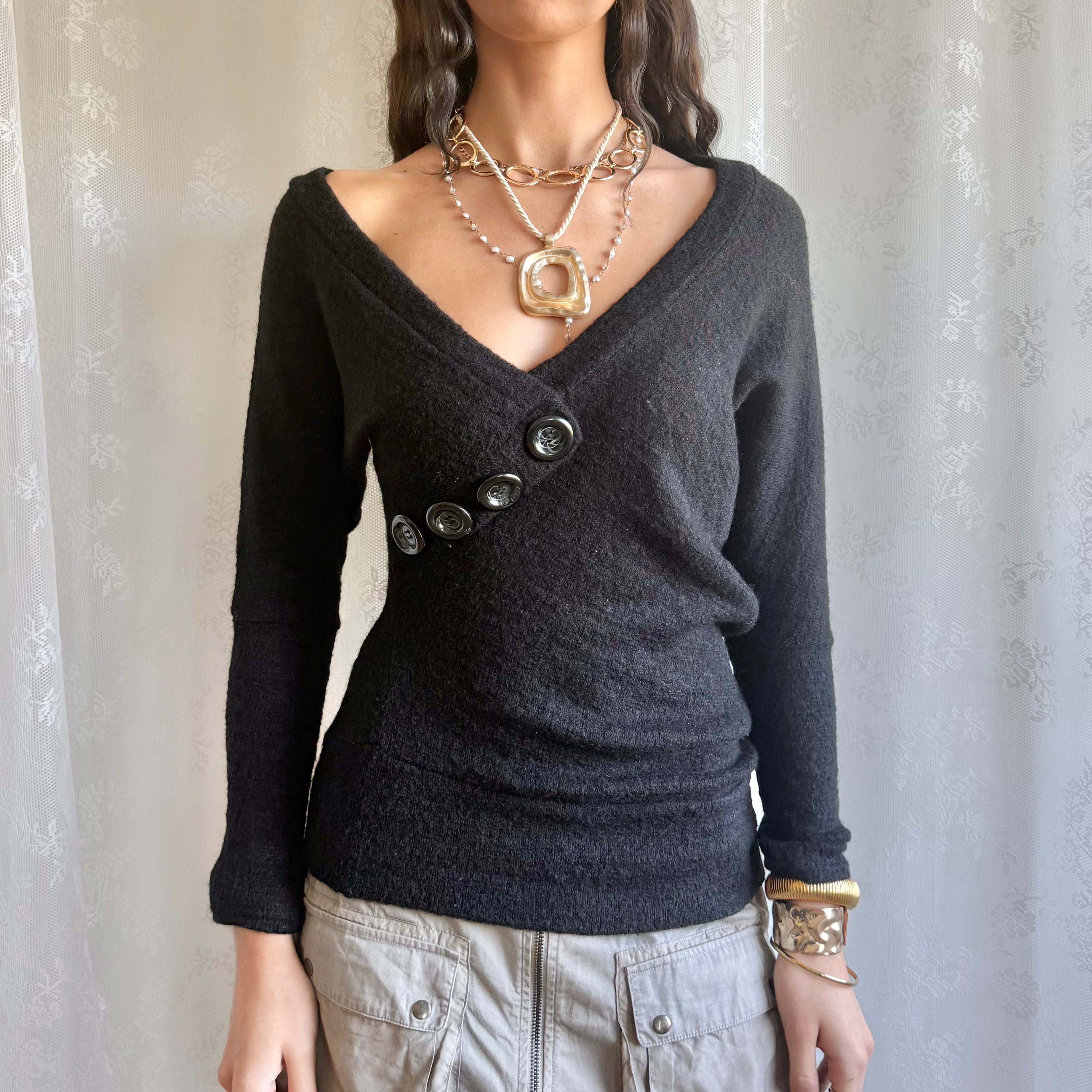 Mohair Knit Jumper - Size S