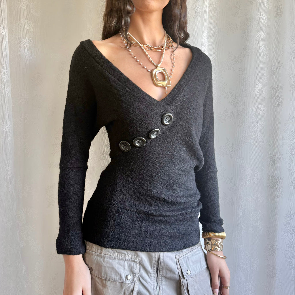 Mohair Knit Jumper - Size S