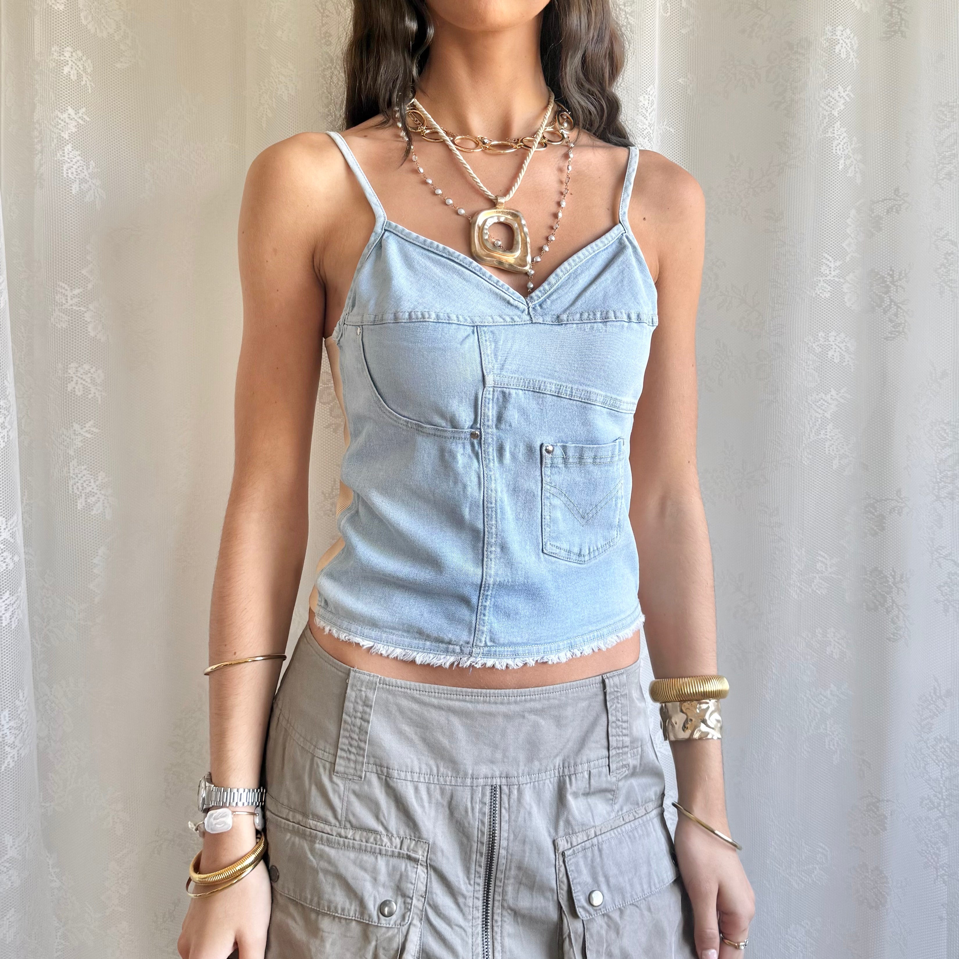 Denim Cami - Size S