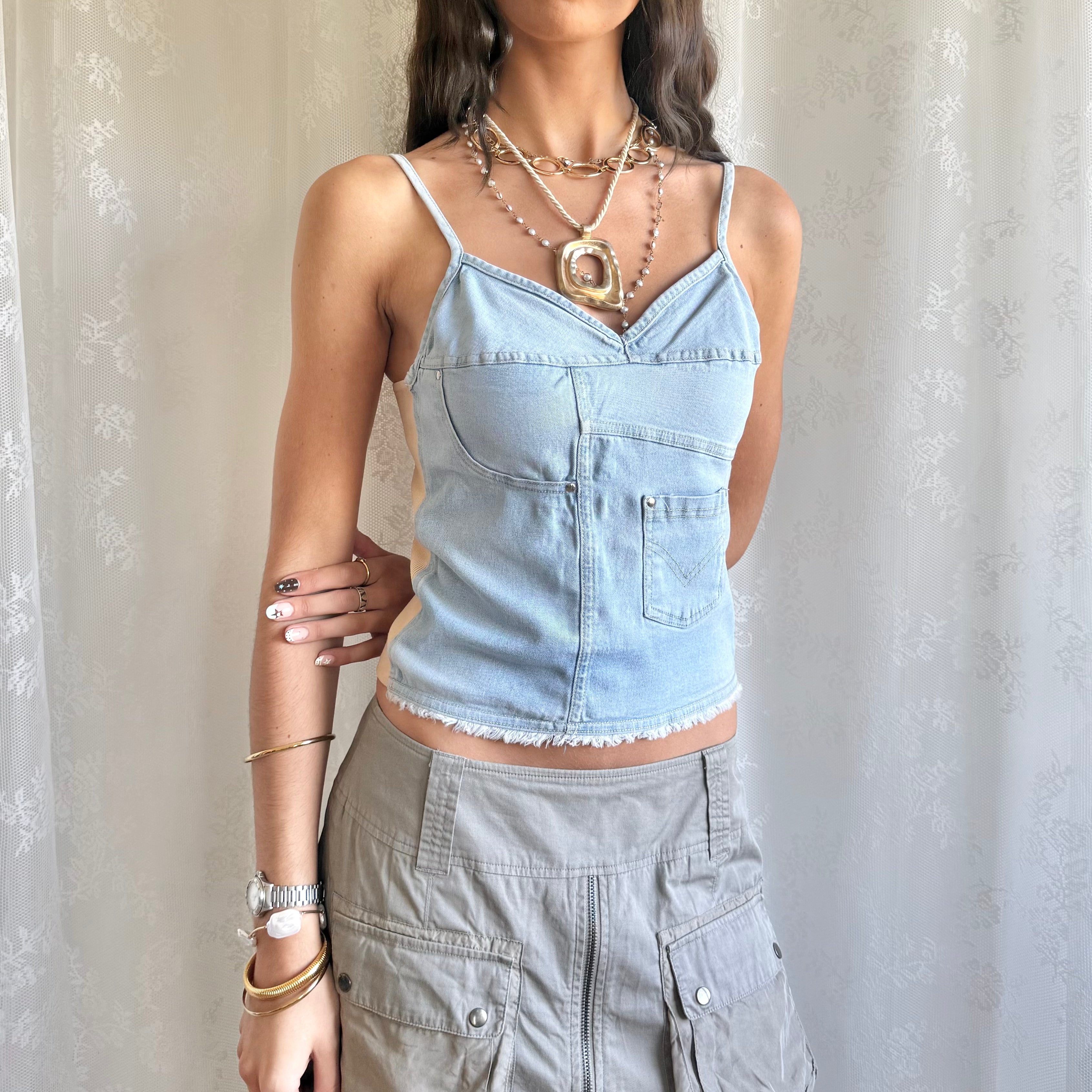 Denim Cami - Size S