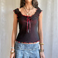 Intimissimi Mesh Crop Top - Size S