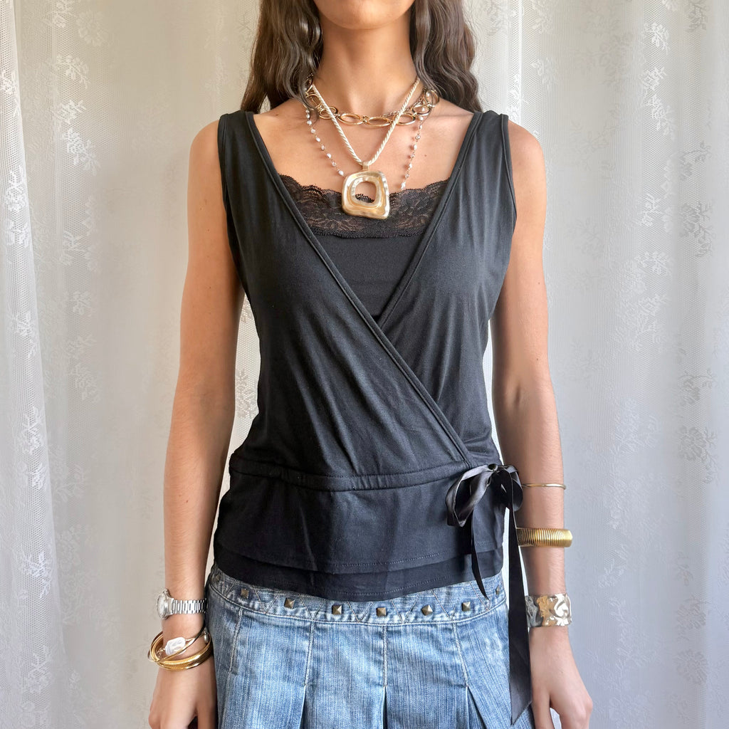 Wrap Crop Top - Size L