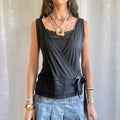 Wrap Crop Top - Size L