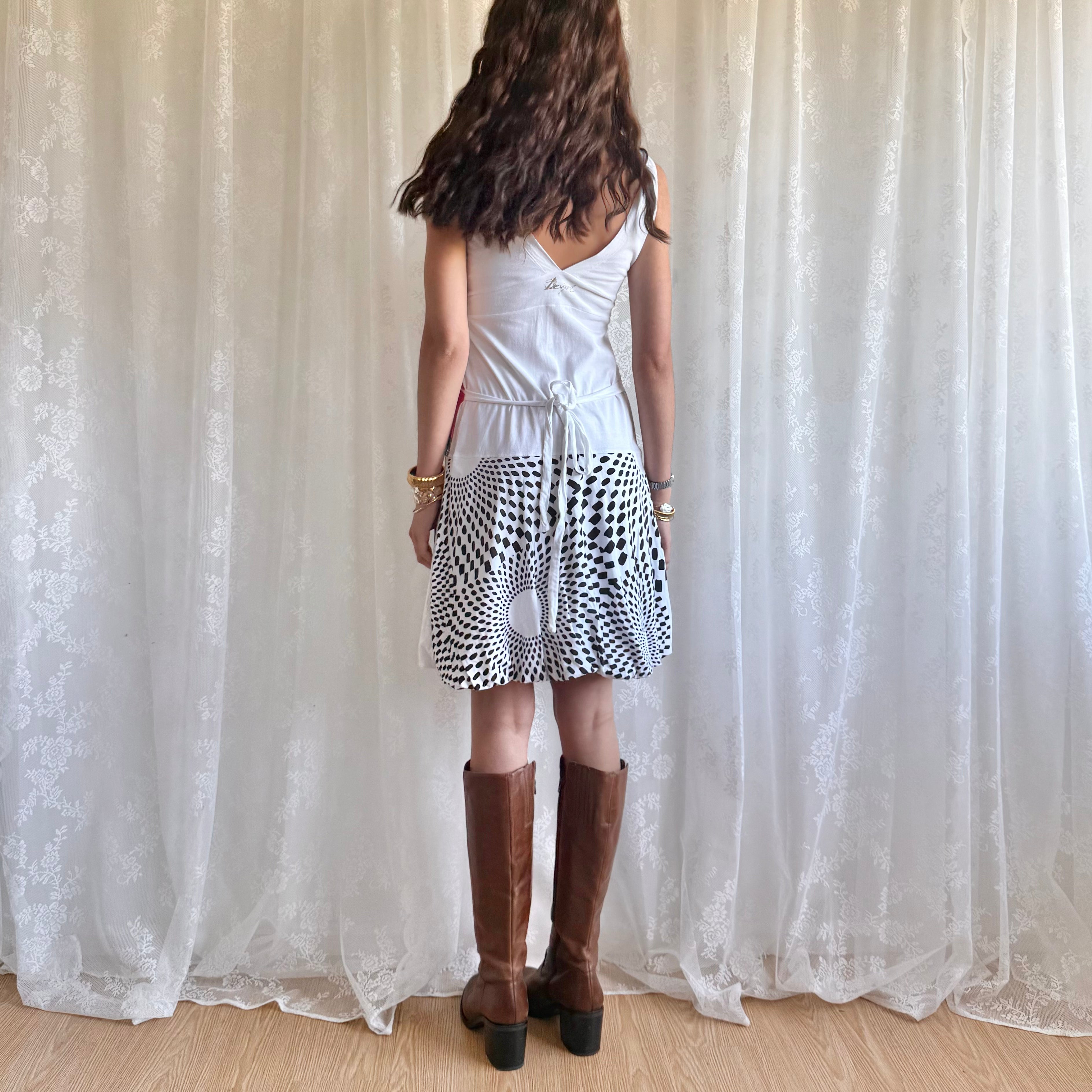 Desigual Graphic Midi Dress - Size S