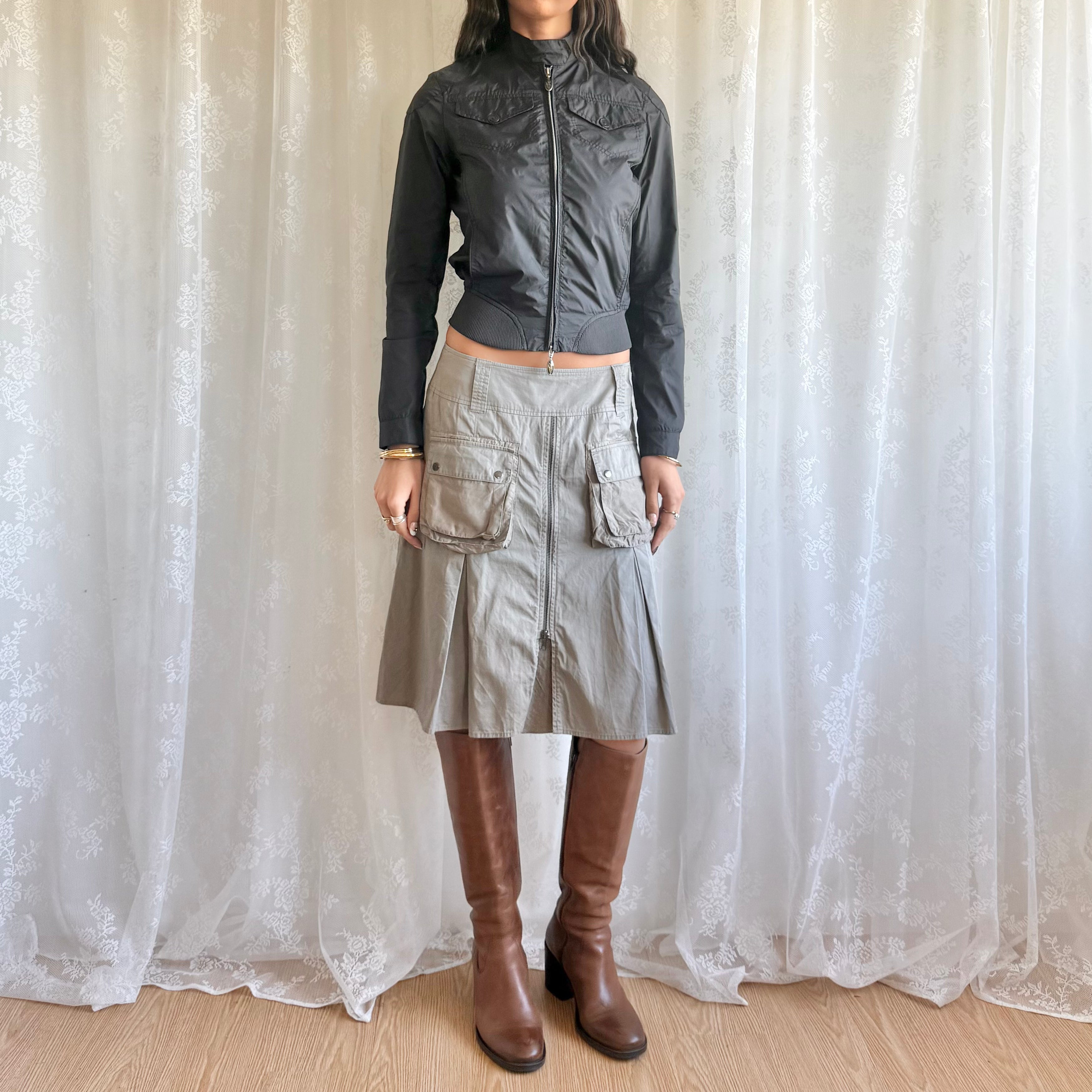 Cargo Midi Skirt - Size M