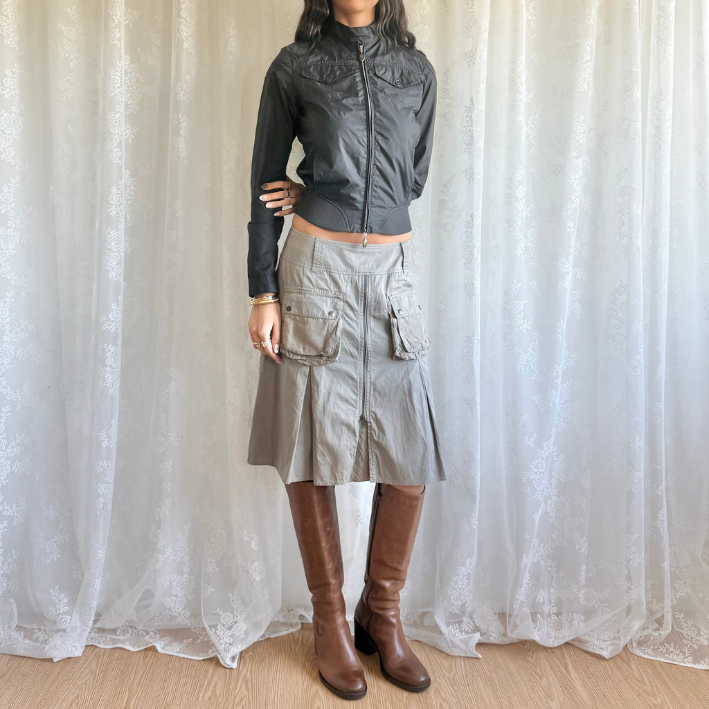 Cargo Midi Skirt - Size M