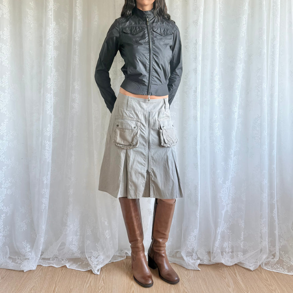 Cargo Midi Skirt - Size M