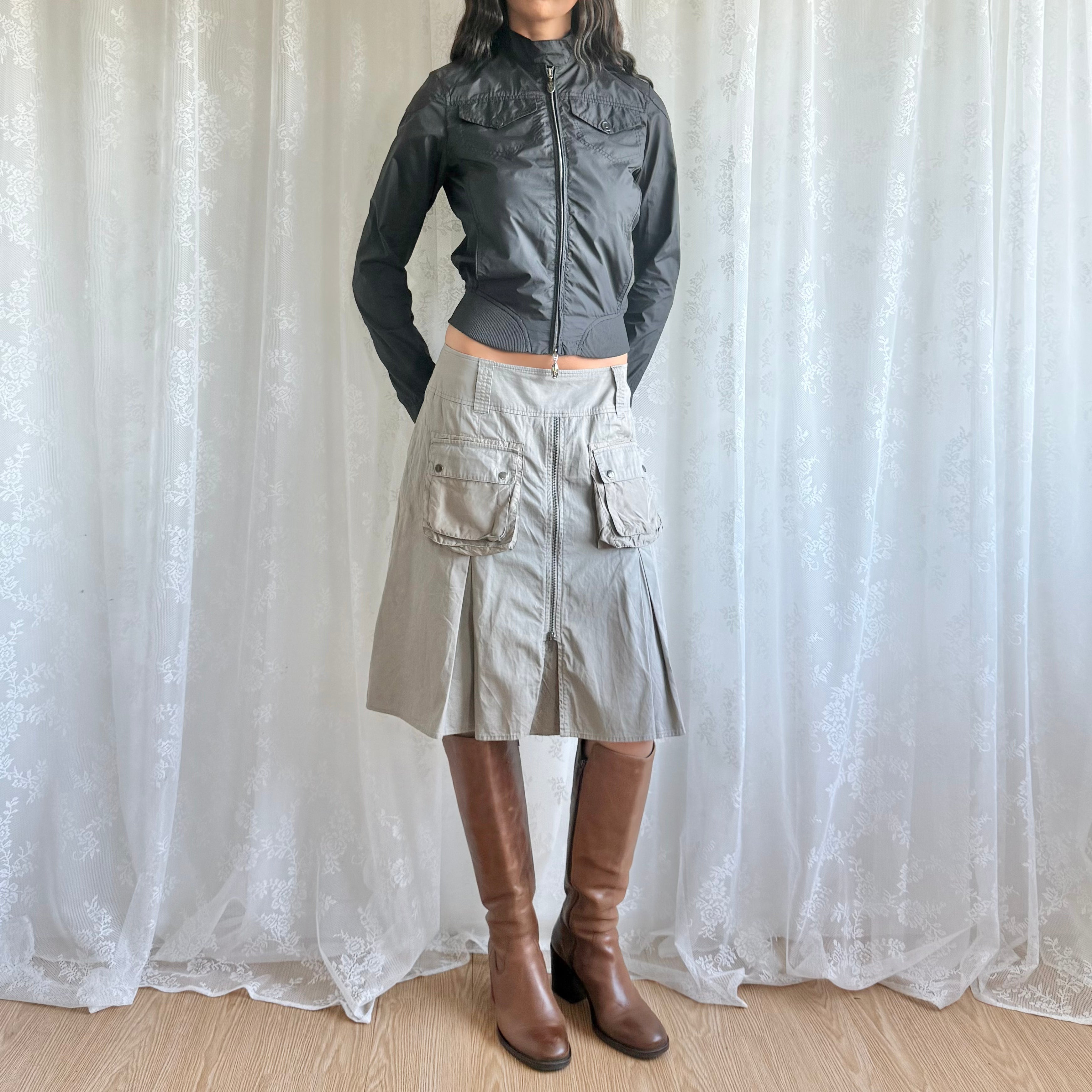 Cargo Midi Skirt - Size M