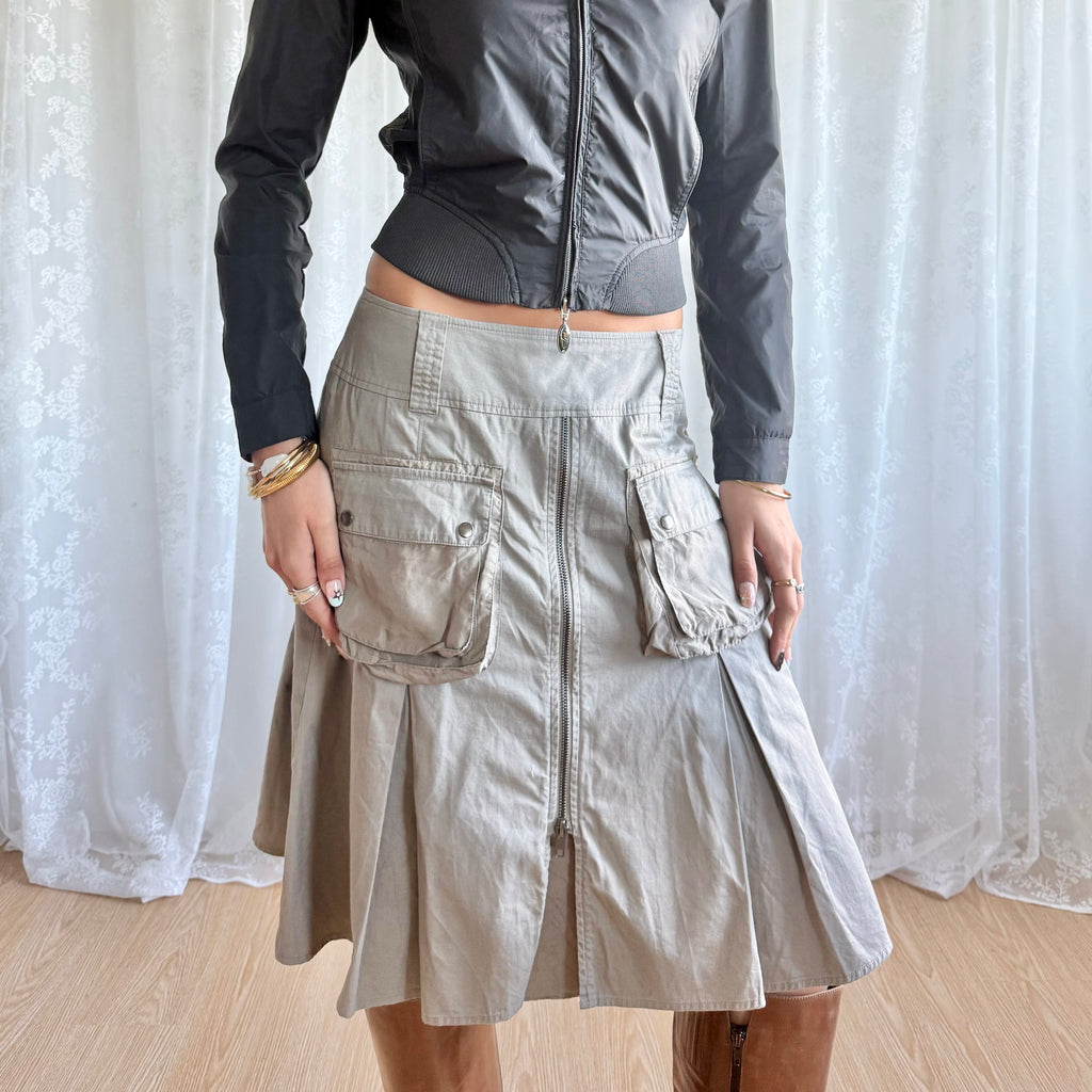 Cargo Midi Skirt - Size M