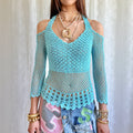 Crochet Crop Top - Size S