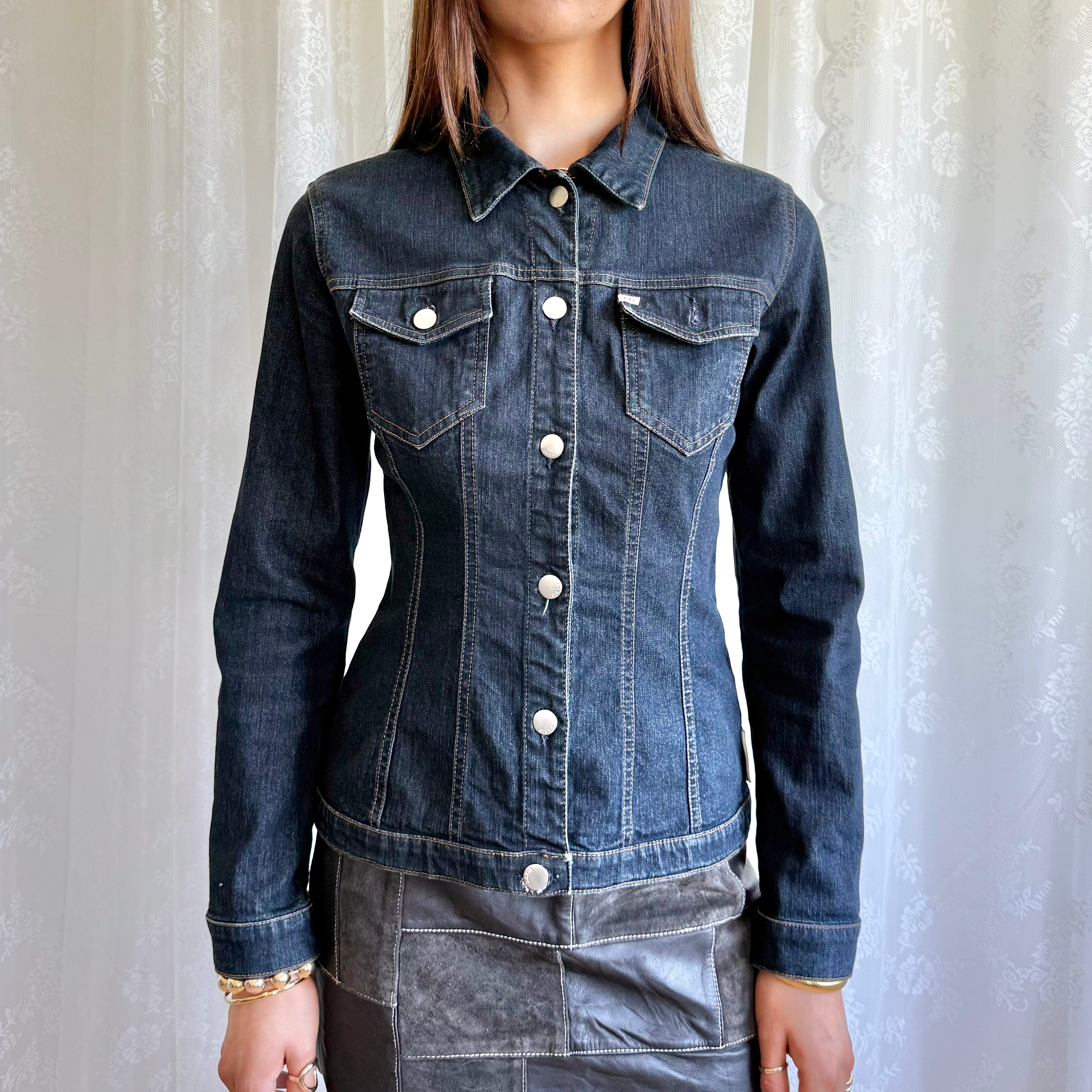 Miss Sixty Denim Button Jacket - Size M