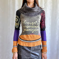 Knit & Jersey Graphic Jumper - Size M