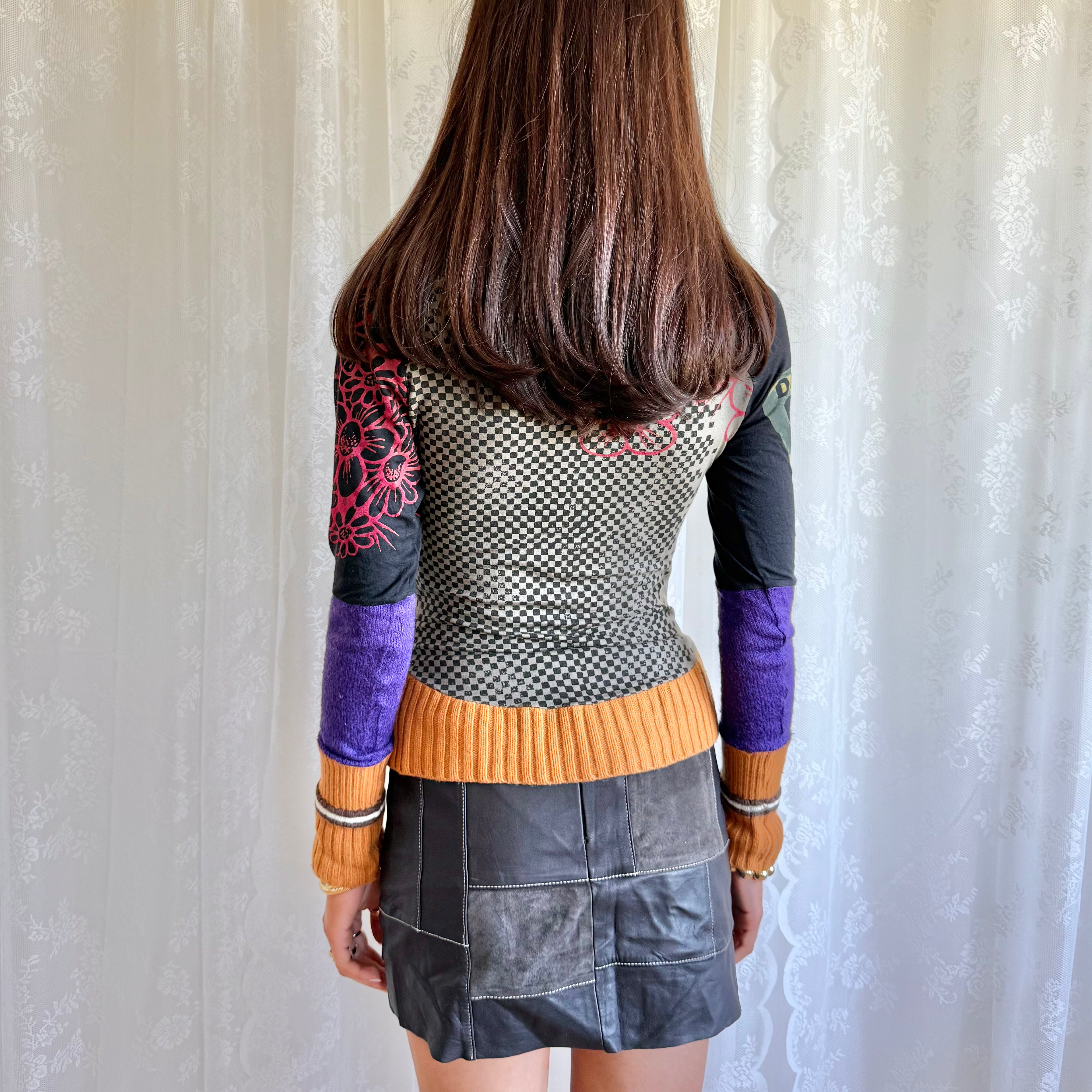 Knit & Jersey Graphic Jumper - Size M
