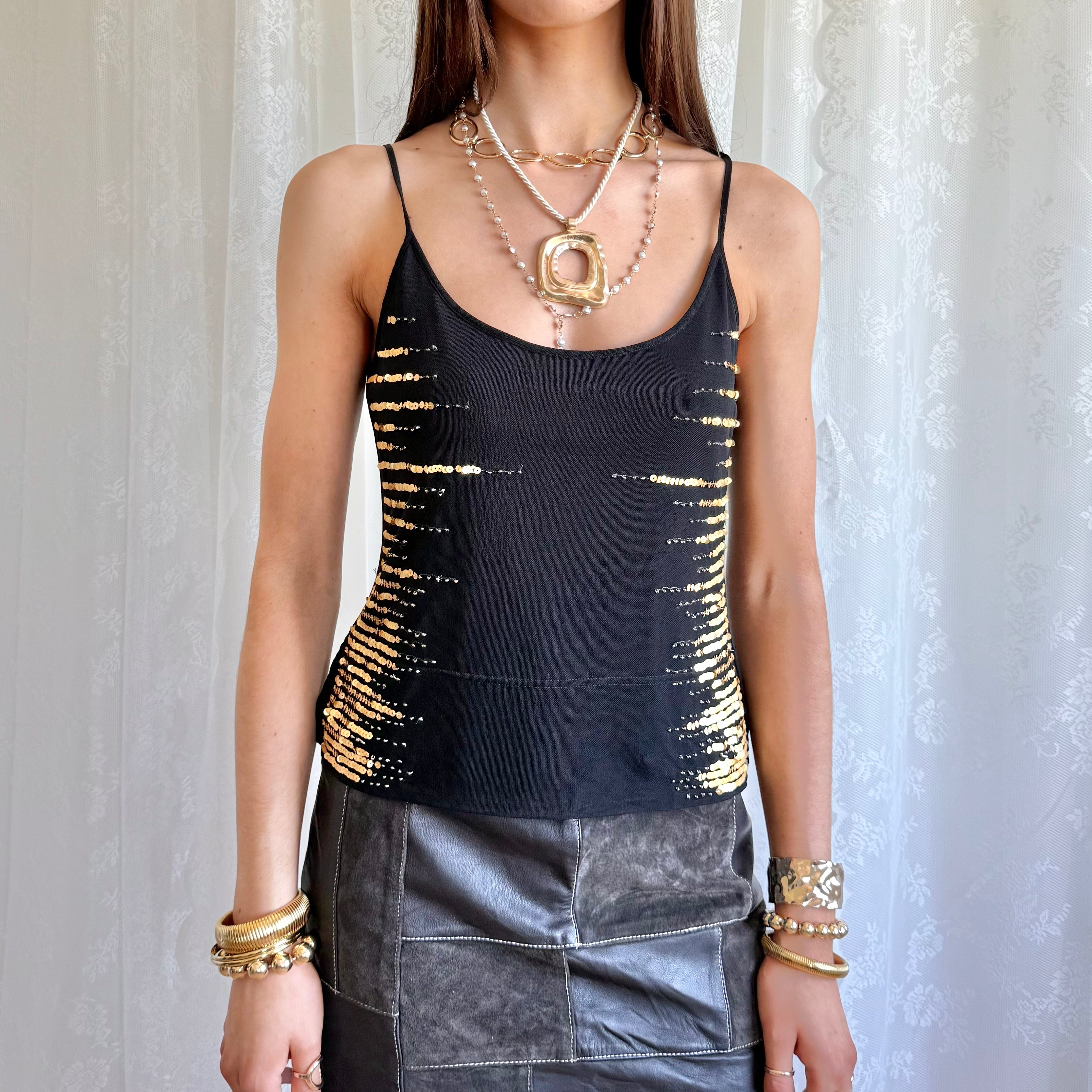 Sequin Cami - Size M