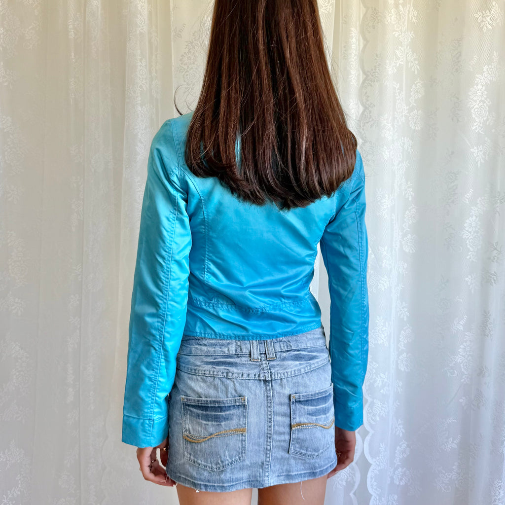 Ruched Zip Jacket - Size S