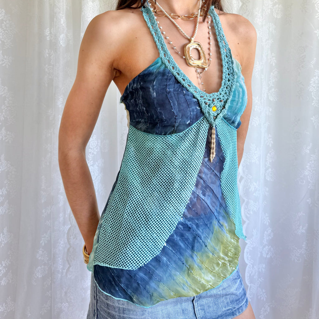 Patterned Halter Cami - Size L