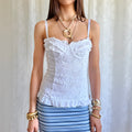 Lace Ruffle Cami - Size S