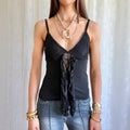 Lace Backless Cami - Size S